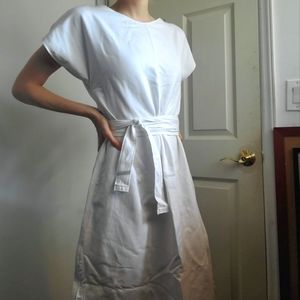 White cotton dress